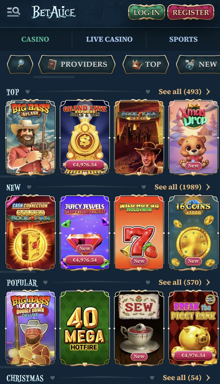 Casino app